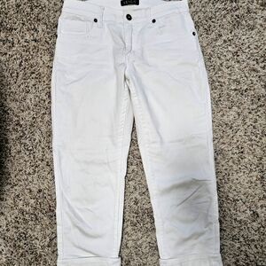 VENUS Women's Cropped White  Pants